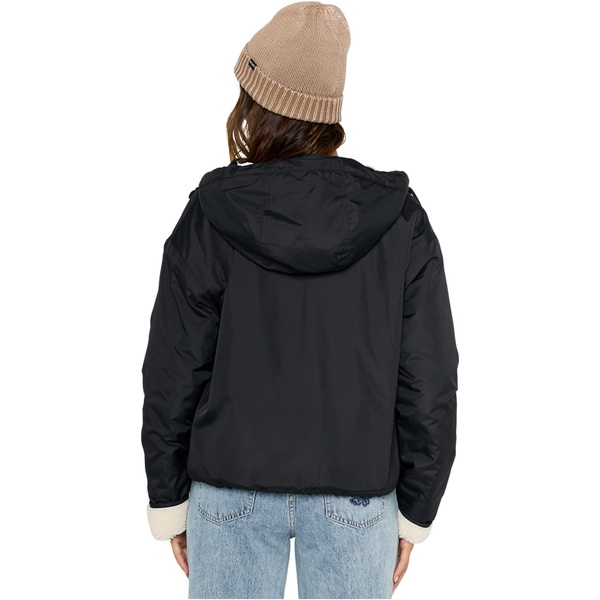 2025 Rip Curl Womens Keepsakes Bomber 03CWJA - Washed Black